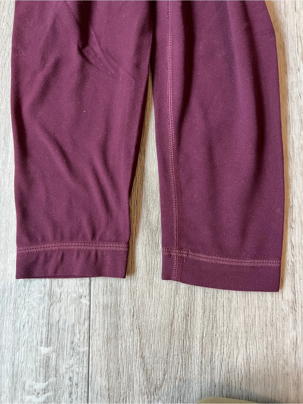 Lululemon Burgundy High Rise Leggings Medium Full Length